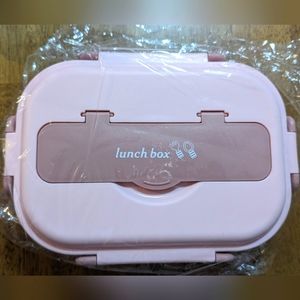 Stainless Steel Pink Bento Box